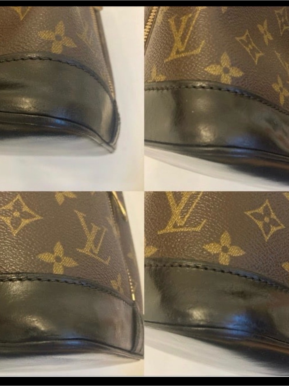 Louis Vuitton Brown Monogram Alma Satchel - Picture 6 of 8